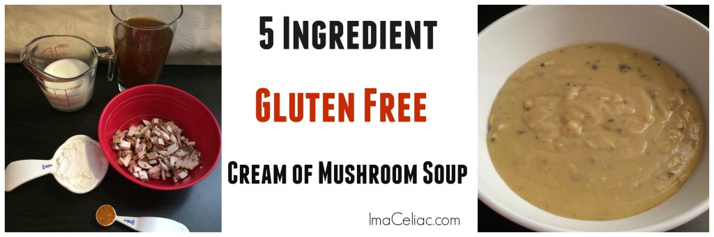 5 Ingredient Gluten Free Cream of Mushroom Soup - I'm A Celiac